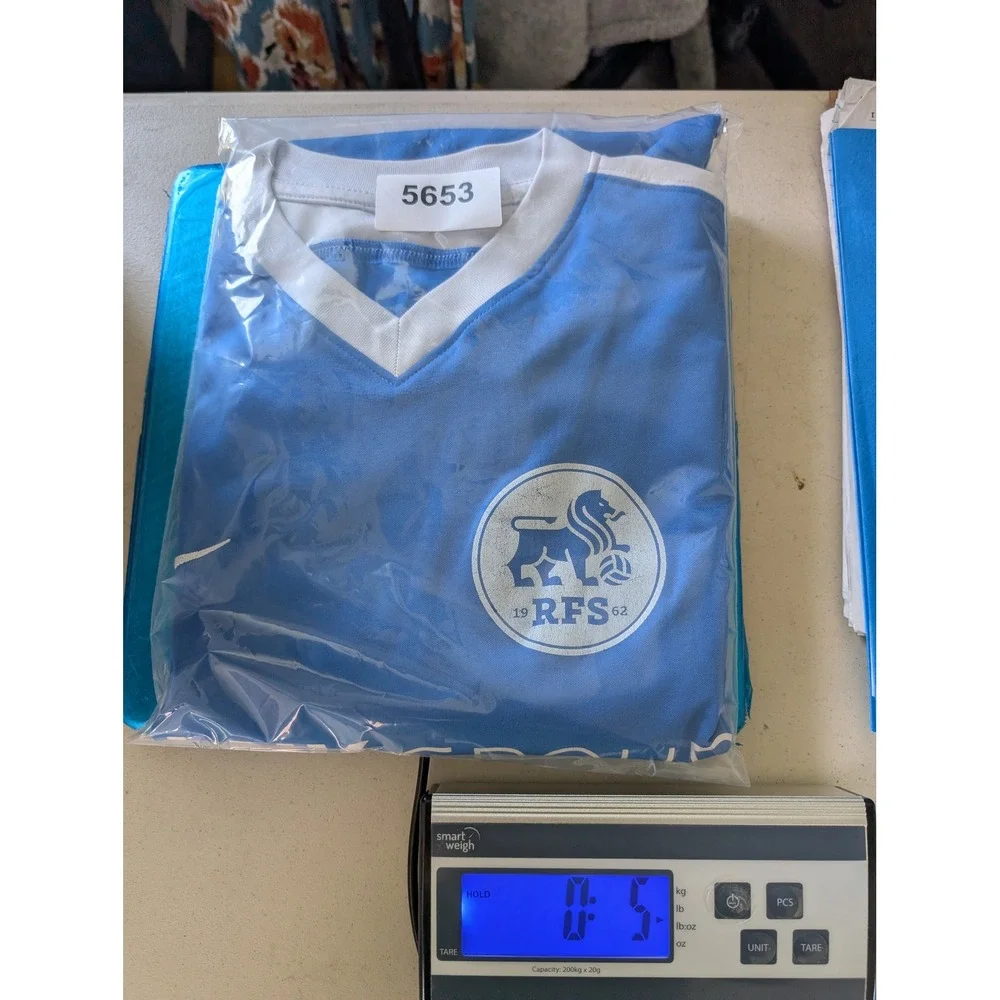 Nike RFS LNK Group Soccer Jersey Blue White Mens XL 725892-463